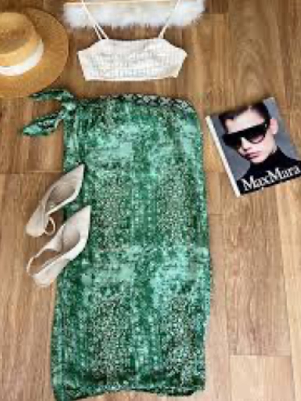 Rachel Zoe Wrap Midi Skirt